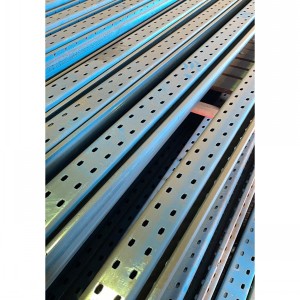 Used Dexion APR Post R 4200mm inc base plate (Blue)